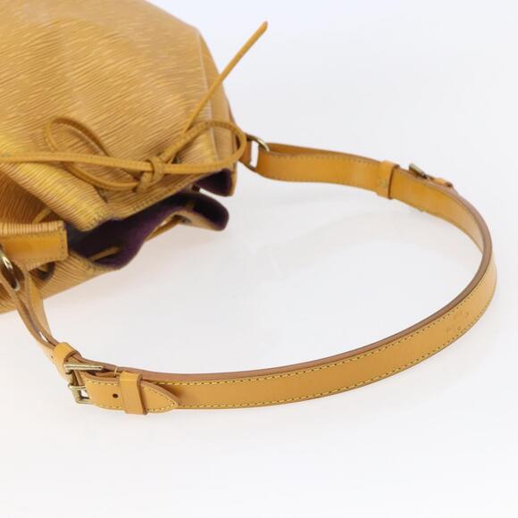 LOUIS VUITTON Epi Petit Noe Shoulder Bag Yellow M44109 - Picture 7 of 12